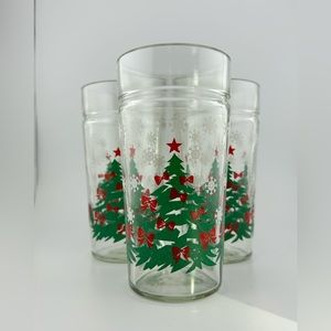 Vintage, Golden Harvest Tumblers/Highball Glasses, by Anchor Hocking, Set of 3